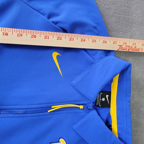 Nike On-Field Jacket Mens Medium Blue Engineered Full Zip Collared Pitt Panthers - Picture 18 of 18