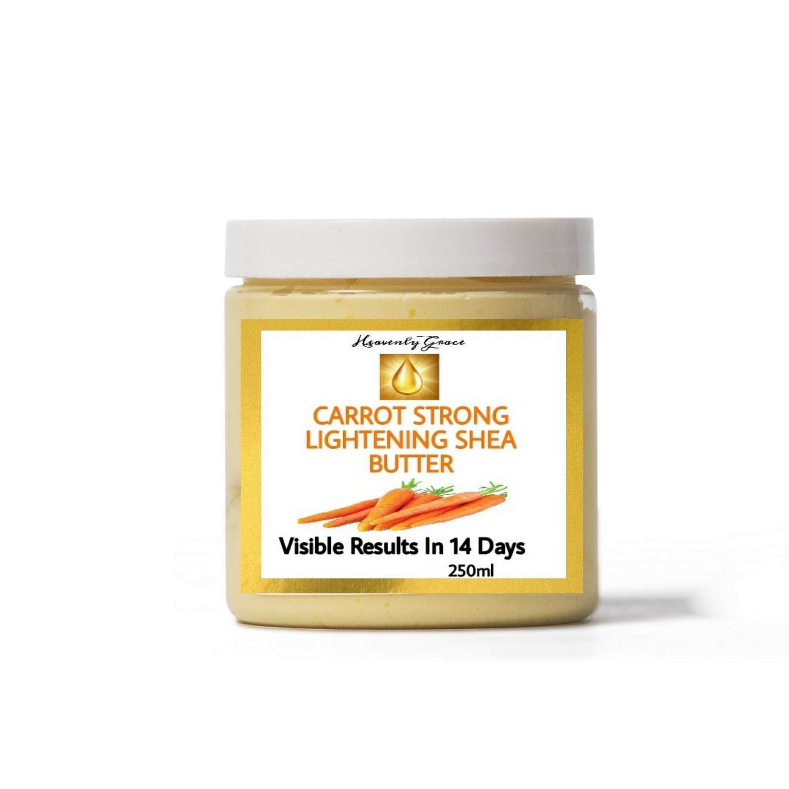 Carrot Lightening Body Butter, Fast Action 