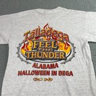 Talladega Shirt Mens Medium Gray Alabama 2010 Feel The Thunder Racing Pocket* — photo 8