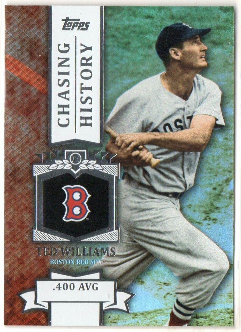 Ted Williams 2013 Topps Chasing History Silver Foil Parallel Insert #CH-33