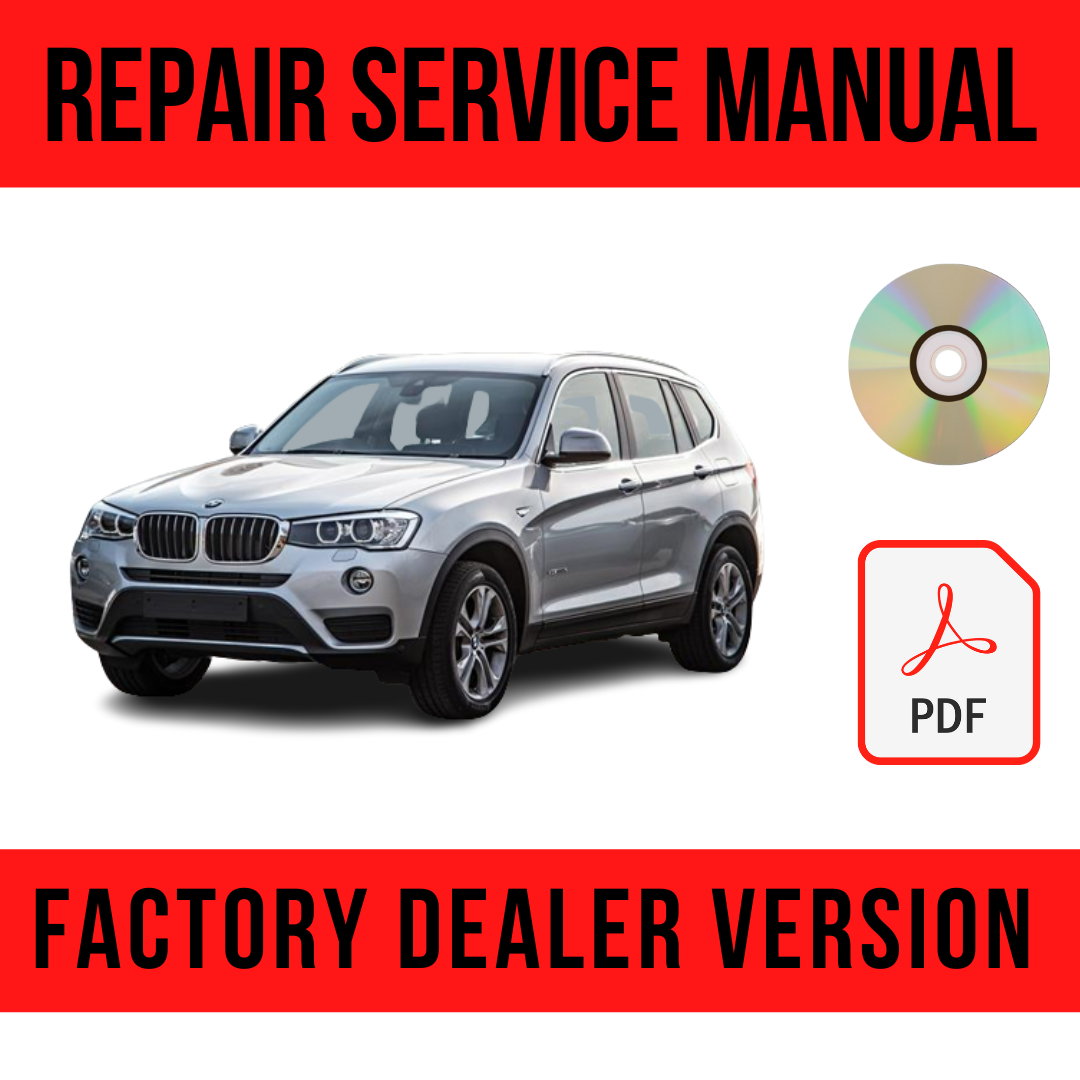 BMW X3 F25 2010-2017 Factory Repair Manual Body Shop + Wiring | eBay