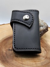 Genuine Leather Hand Made,hand stitched,bifold wallet,mid size,vertical 192 new