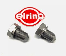 2x Elring  Oil Sump Plug For Audi A4 2.0 TDI 170 B8   09/08-08/12