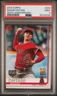 2019 TOPPS 150TH ANNIVERSARY STAMP #600 SHOHEI OHTANI ROOKIE CUP PSA 9 MINT