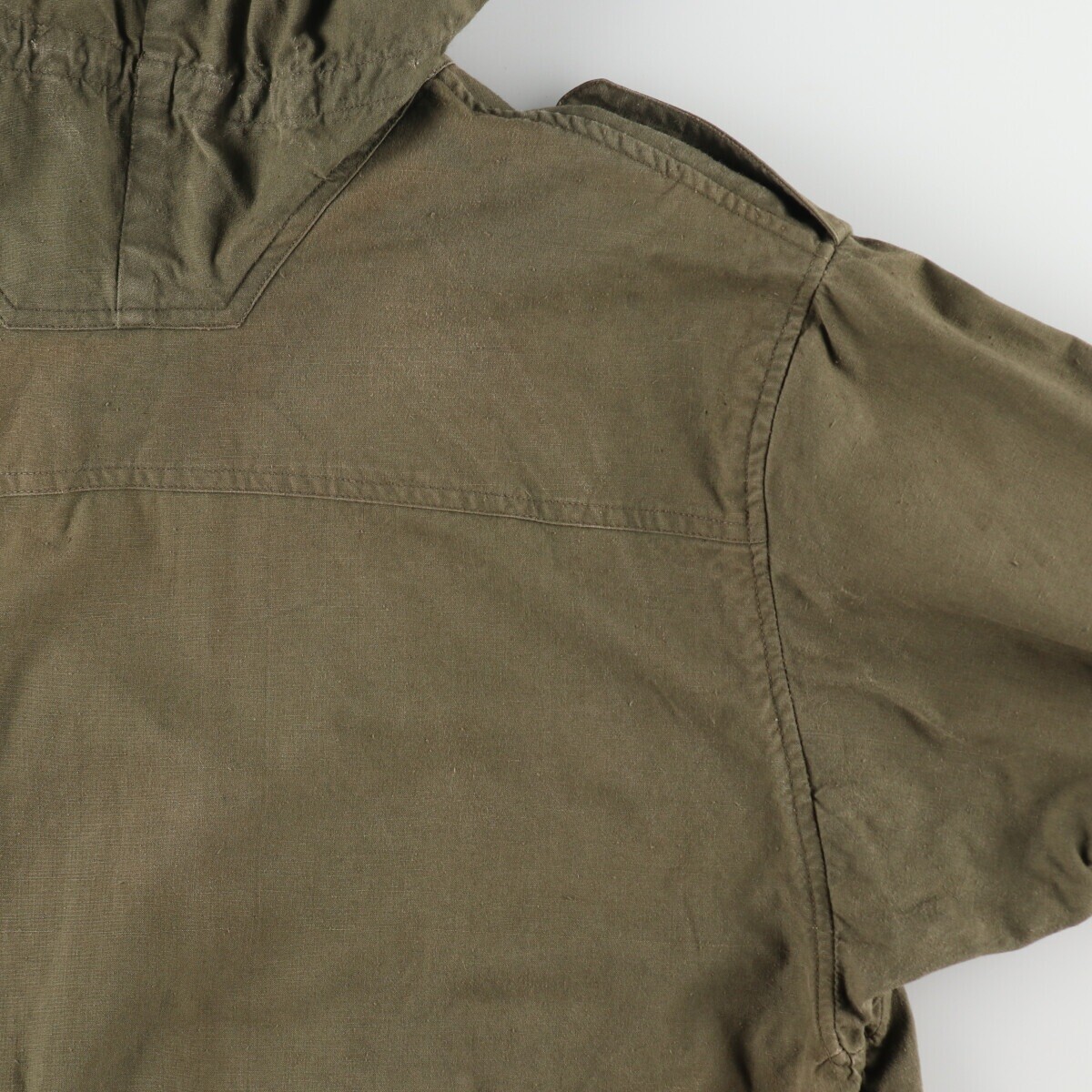 ジャケット・アウター vintage bulgarian army anorak parka Old Military Green Canvas Anorak - Vintage Canvas Anorak