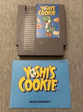 Yoshi’s Cookie (Nintendo NES) Cartridge and Manual, Tested, Fast Free Shipping!
