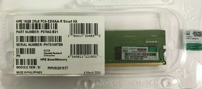 HP - P07642-B21 - SmartMemory 16GB DDR4 SDRAM Memory Module