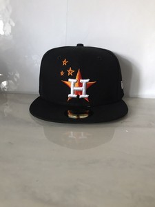 New Era Baseball Cap Hat TRAVIS SCOTT X HOUSTON ASTROS 59FIFTY BLACK Size 7 1//4
