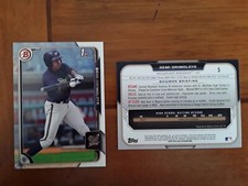 Demi Orimoloye Lot (8) 2015 Bowman Draft Brewers Blue Jays 5 Baseball Card