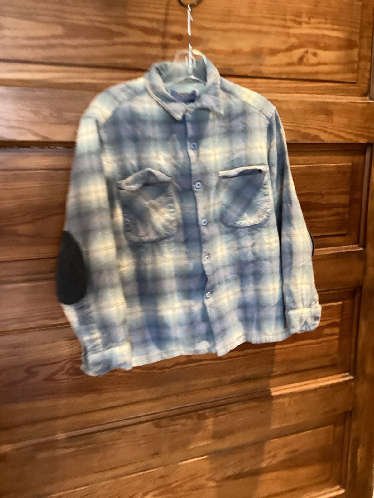 VGT 60s Pendleton Shadow Plaid Wool Loop Collar F… - image 2