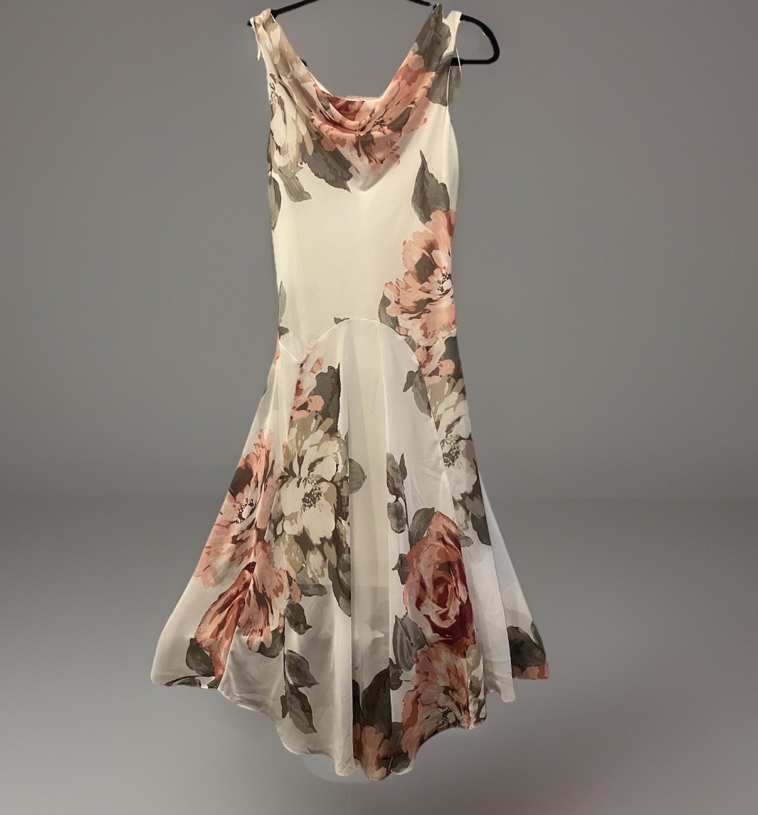 Robbie Bee Floral Midi Slip Dress Cottagecore Fairy Wedding Whimsical, Size  6, | eBay
