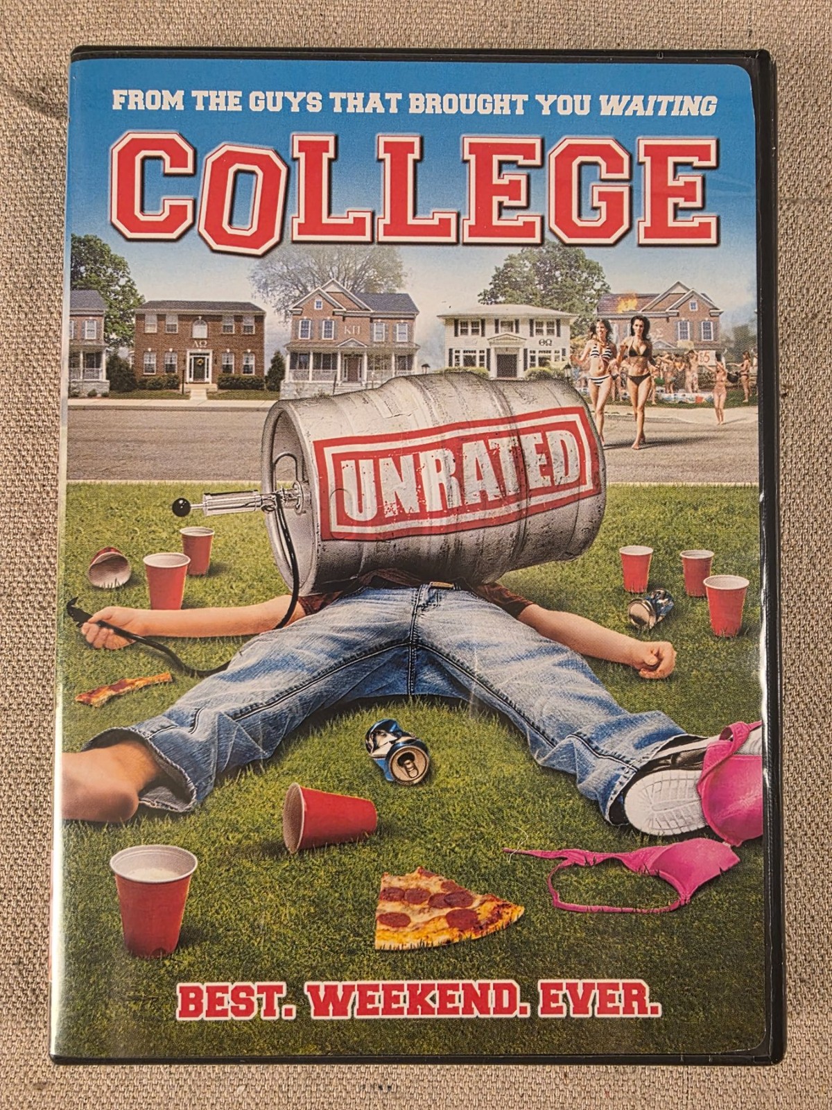 College Unrated DVD Comedy Movie Drake Bell Andrew Caldwell 2008
