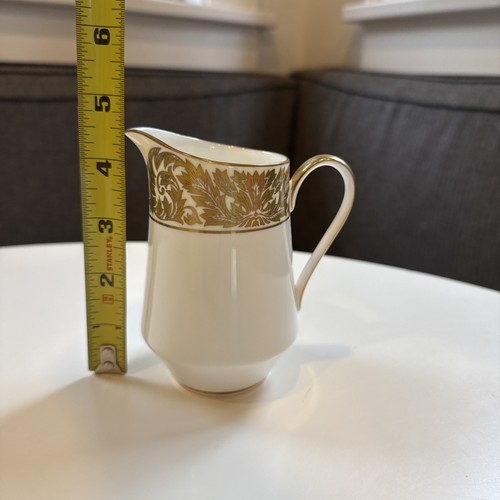 Mikasa Chestnut Hill Creamer Cream + Covered Sugar Bowl Set Pitcher Bone China - Picture 9 of 12