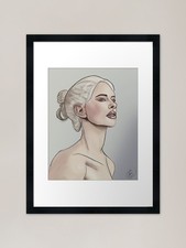 Pinterest Girl Staring Off Framed A Framed Wall Art Poster Canvas Print Picture