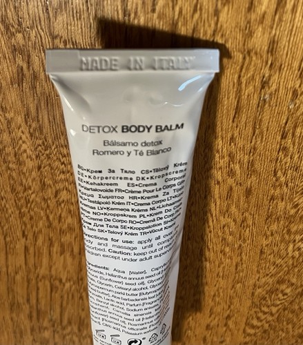 Natura Bisse Rosemary & White Tea Detox Body Balm Lotion 1.0oz New Made In Italy - Picture 3 of 4