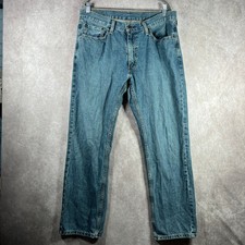 Levi's 559 Jeans Mens 36X32 Blue Medium Wash Denim Straight Everyday Casual