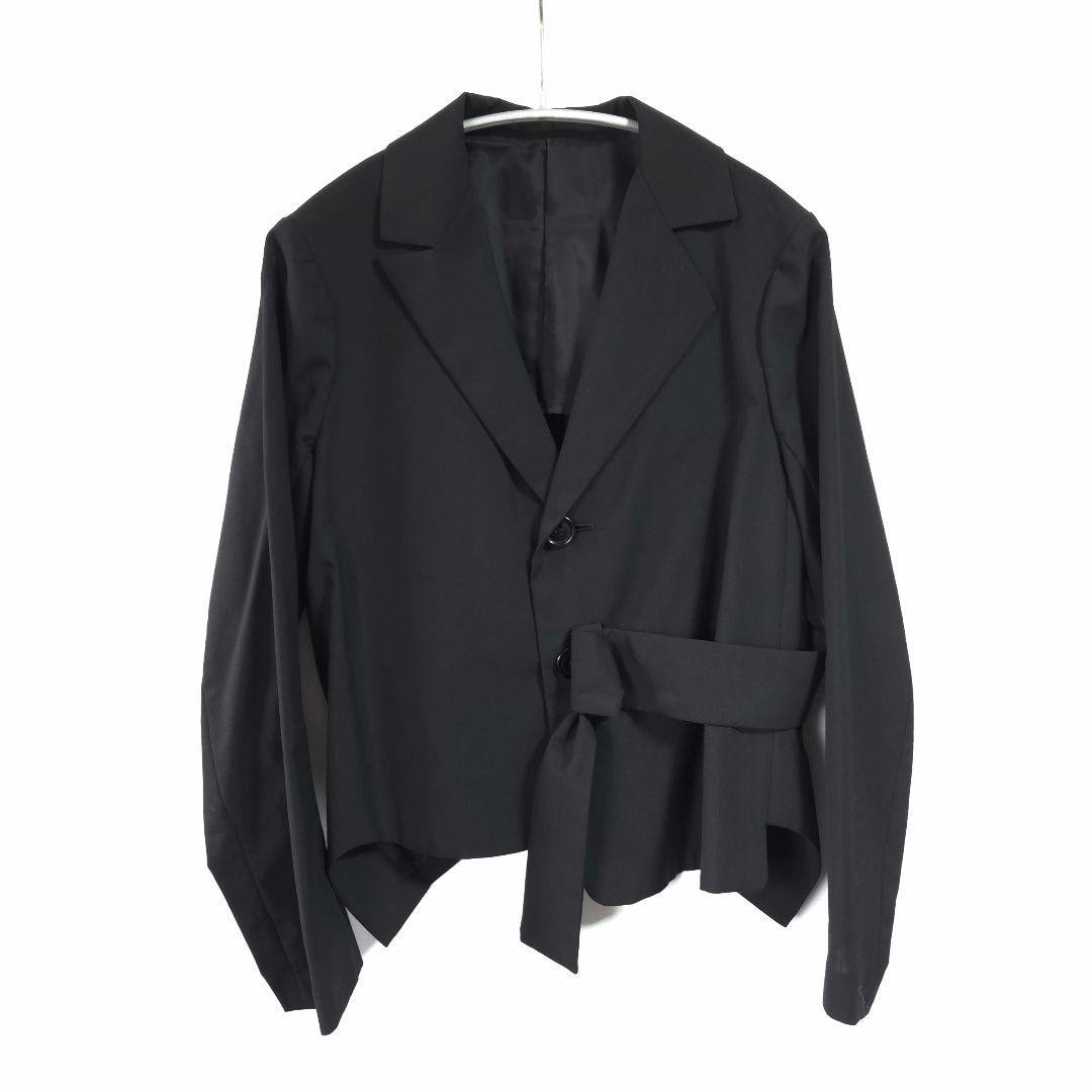 06ss Yohji Yamamoto Femme Asymmetric Jacket Size 1 Wool Men's Jacket Used Japan