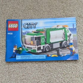 LEGO (City-Traffic) Garbage Truck, Set #4432, No box, 100% Complete w/manual