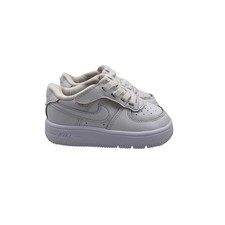 Nike Force 1 Low EasyOn Triple White FN0236-111 Running Shoes Unisex Kids Sz 6C