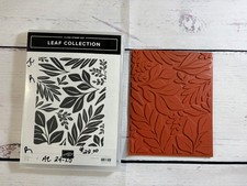 Stampin' Up Leaf Collection Background Stamp-Retired