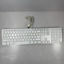 Genuine Apple A1243 Wired Mac Standard USB Keyboard w/ Numeric Keypad White