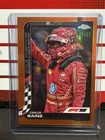 2025 Topps Chrome F1 Formula 1 Carlos Sainz Orange Refractor #/25 Ferrari #121