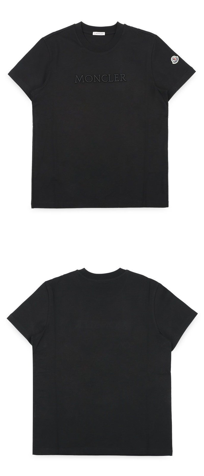 Moncler Women's Tonal Logo Cotton Short Sleeve T-shirt 152160741 thumbnail 3