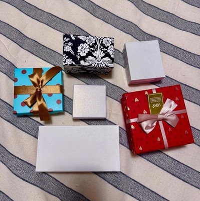 6 schöne Geschenk Boxen / 6 Schmuckboxen / Set mit Boxen für Schmuck etc.