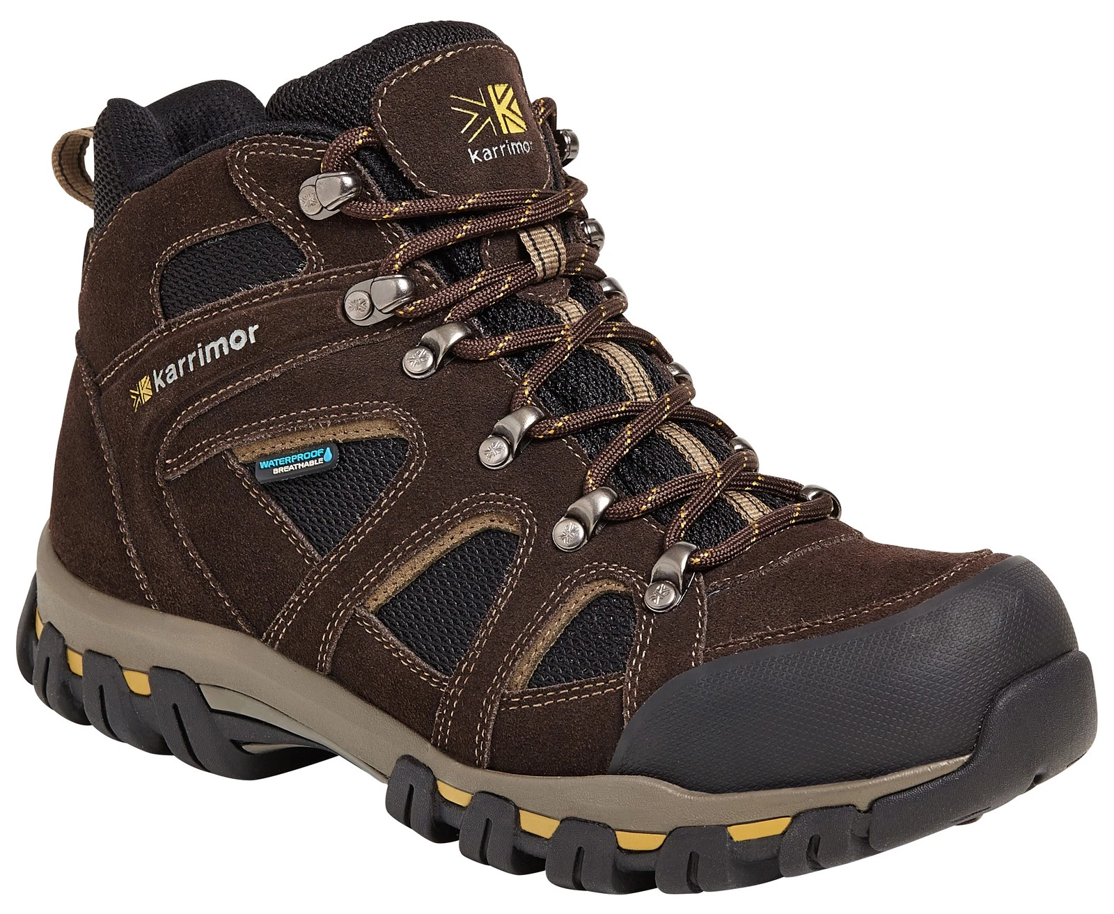 Karrimor Bodmin MID IV Mens Brown Walking Hiking Lace Up Trekking Boots
Opens in a new window or tab