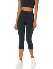 Capri-Leggings Damen Schwarz, Active Sculpt, Hoher Bund, Gr&ouml;&szlig;e L, Amazon