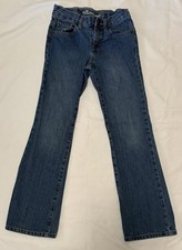 Girls Crazy 8 Denim Adjustable Jeans Size 8 Slim Bootcut