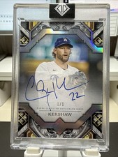2025 Topps Transcendent Collection Platinum 1/1 Clayton Kershaw Dodgers!!