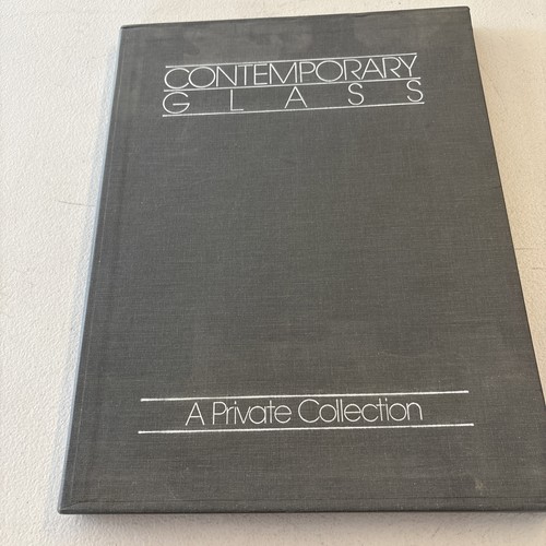 CONTEMPORARY GLASS A PRIVATE COLLECTION: BEN HEINEMAN 1988 SLIPCASE Inscribed - Picture 3 of 5