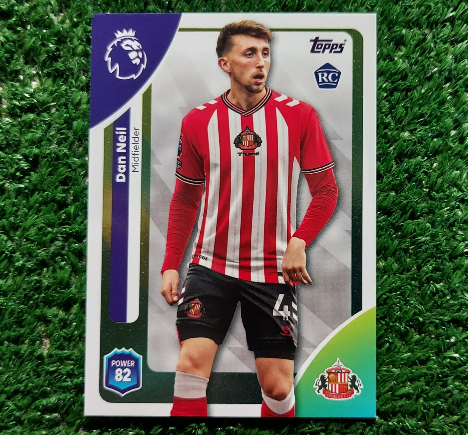 CARD TOPPS 2025/26 PREMIER LEAGUE SUNDERLAND N°350 NEIL CARTA 2026 ⚽️