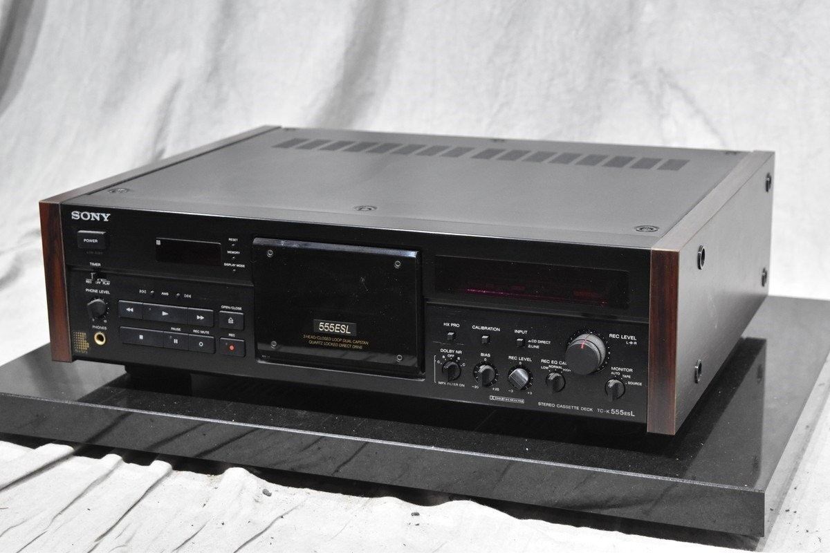 アンプ SONY - SONY TC-K555ESL Sony TC-K555ESL ES Cassette Deck 3-Head Dolby B C S HX Pro