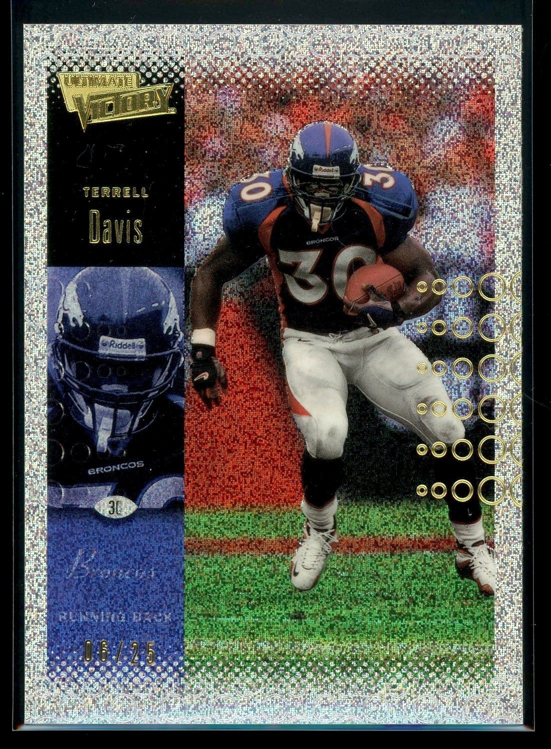 2000 Ultimate Victory Parallel 25 #29 Terrell Davis /25
