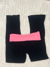 Zenana Low rise Foldover Flare Leggings size M