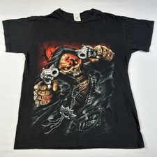 Five Finger Death Punch Skull Band Tour 2018 Black Sz Large T-Shirt 5FDP Metal