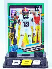 2023 Panini Donruss Optic Rated Green Hyper Prizm Emmanuel Forbes #299 Rookie RC