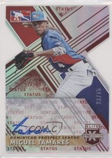 2019 Panini Elite Extra Edition Status Red Die-Cut 23/75 Miguel Tamares Auto 0l2