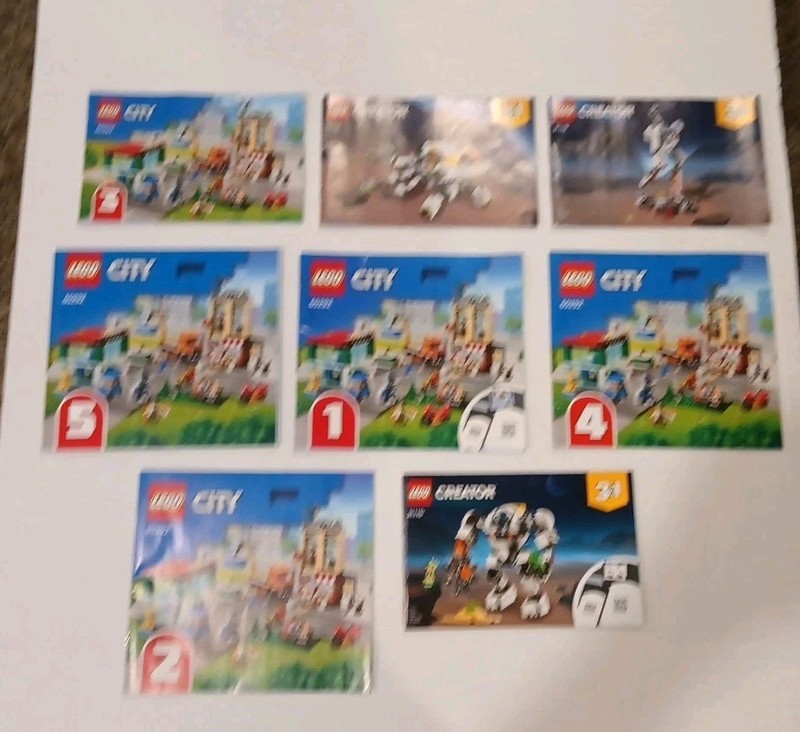 Lego Building Manuals Lot