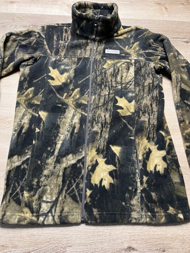 Columbia Jacket Youth Size XL Camouflage Fleece Full Zip Sweatshirt Hunting - Picture 2 of 13