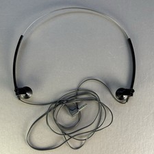 Sony MDR-W30 Black Stereo Headphones for Walkman - Made in Japan - TESTED