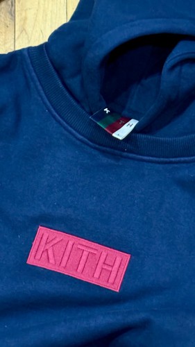 Kith Classic Logo Williams II Hoodie Large Box Embroidered Logo FALL 2018 - Picture 8 of 8