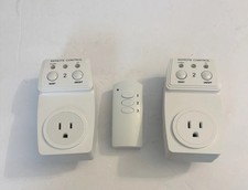 Remote Control Outlet Plug Switch Two With Remote -Tested