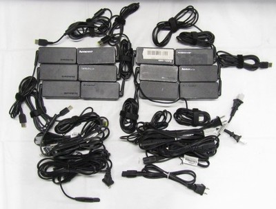 Lot of 12 Genuine OEM Lenovo SA10E75792 45W 20V 2.25A Square Tip Laptop Charger