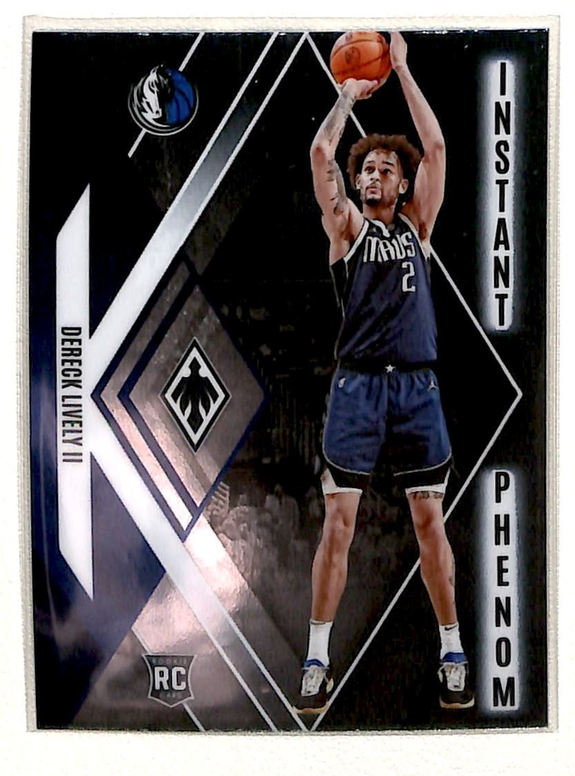 2023-24 Panini Phoenix Instant Phenom Dereck Lively II RC Dallas Mavericks #19