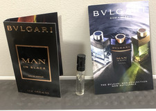 Bvlgari MAN IN BLACK for Men EDP .05 oz 1.5mL Spray Carded Sample Vial Mini