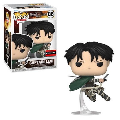 Funko Pop! Captain Levi #1315 AAA Anime Exclusive - Attack on Titan + Protector