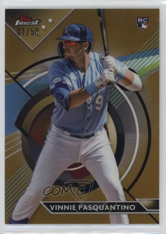 2023 Topps Finest Gold Refractor 1/50 Vinnie Pasquantino #65 Rookie RC 6e0